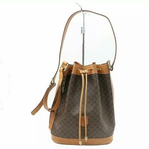 CELINE Shoulder Bucket Bag